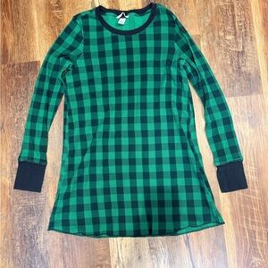 Victoria's Secret Green and Black Plaid Pajamas